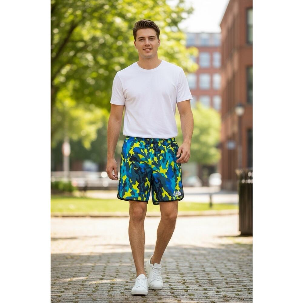 The North Face Boys Amphibious Class V Shorts XL 14-16 Flash Dry Summit Nature - Picture 2 of 8